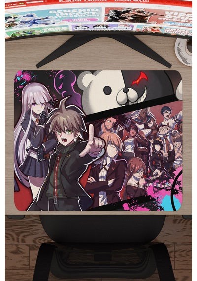 Danganronpa Kaymaz Dikişli Kauçuk Oyuncu Mousepad V3 - 48x40 Xl Gaming Mouse Pad Fare Altlığı