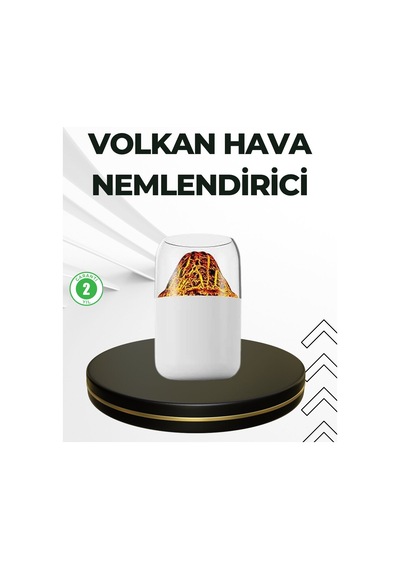 Northcity Usb Şarjlı Volkanik Tasarımlı Buhar Makinesi - Aromaterapi Ve Nano Buhar