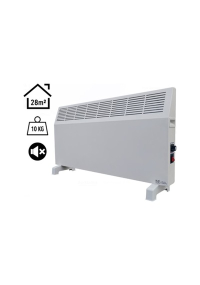 Konvektör 2500w Manuel Elektrikli Isıtıcı Beyaz