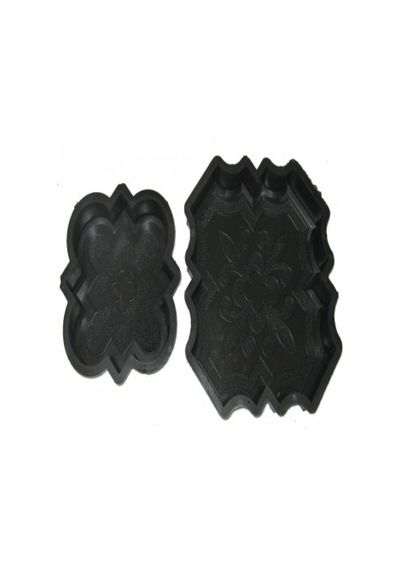 Plastik Parke Taşı Kalıbı Tekli Büyük Orkide 4,5 Cm (10 Ad)