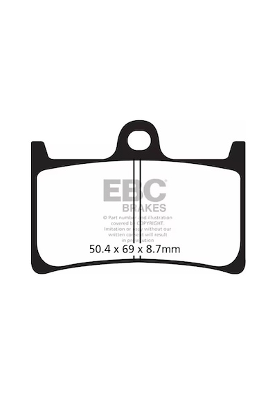 Ebc Fren Balatası Sfa252 2001-2005 Yamaha Fjr 1300 Ön