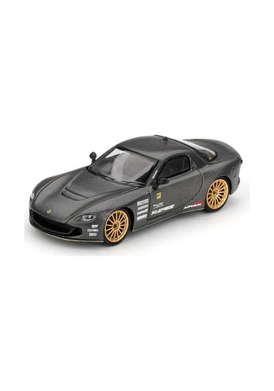 Model Araç 1/64 Mazda Rx-7 Re-amemiya Matsukiyo Koku 3 Rotor Na-7 Tas 2025 Best Tuned Car Award
