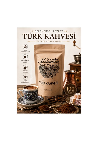Mihman Türk Kahvesi 100 Gr X 3 Paket