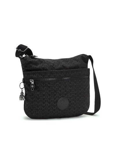 Kipling Arto Orta Boy Omuz Çantası (Çapraz Asılabilen) Siyah