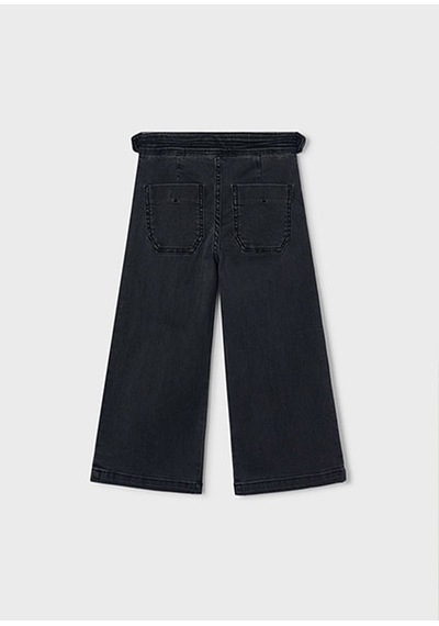 Mayoral Kış Sezon Kız Çocuk Pantolon Bol Denim Pantolon - Siyah