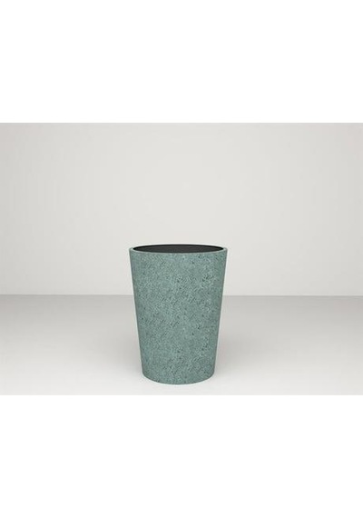 Nuano Consept Sina Serisi Yuvarlak Saksı Yeşil 50x50
