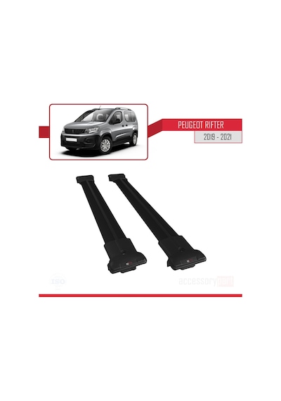 Peugeot Rifter 2019 Ve Sonrası Fly Model Ara Atkı Tavan Barı Siya (418345295)