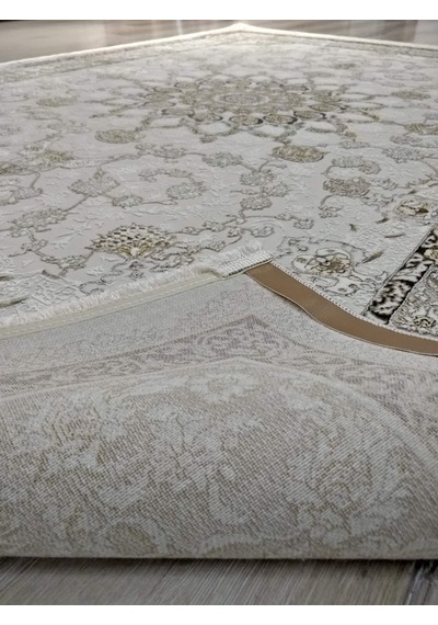 Vera Klasik Desenli Ipeksi Yumuşaklıkta Dokunmuş Makina Halısı 160x230 Cm Kahverengi - Vizon Vera Klasik Desenli Ipeksi Yumuşaklıkta Dokunmuş Makina Halısı 160x230 Cm Kahverengi - Vizon