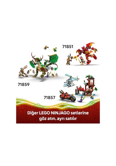 LEGO® NINJAGO® Jay'in Dönüşen Arabası 71856 - 8 Yaş Üzeri Çocuklar için Minifigür İçeren Yaratıcı Oyuncak Yapım Seti (387 Parça)