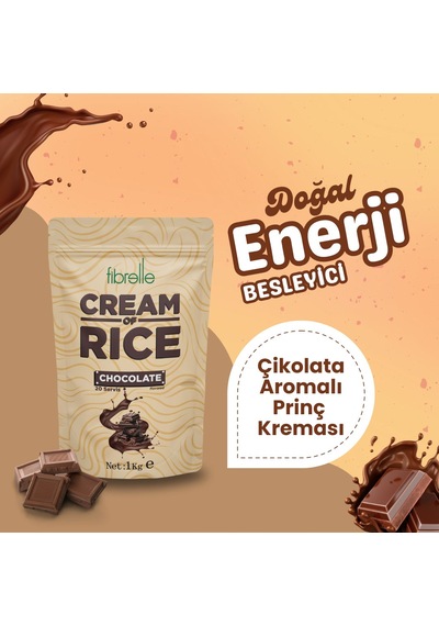 Fibrelle Rice Cream Çikolata Çikolata 1 Kg