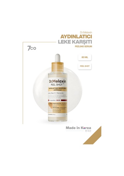 Aydınlatıcı & Leke Karşıtı Pirinç Özlü Peeling Serum Peel Shot 80ml