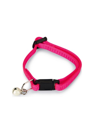 Hnrlıshp Beeztees Yavru Kedi Boyun Tasması, Zilli, Pembe, 15-22cm