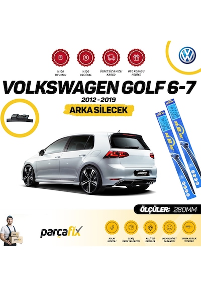 Vw Golf 6 7 Rbw Arka Silecek 2012-2019 Vw Golf 6 7 Rbw Arka Silecek 2012-2019