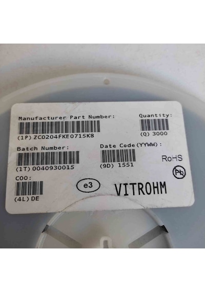Zc0204fke0715k8 15.8k Mini Melf Smd Direnç 500 Adet