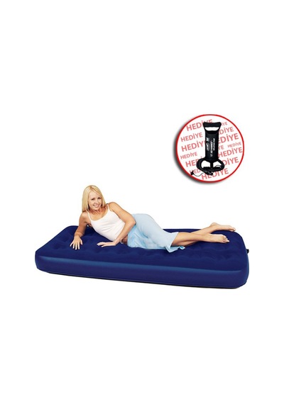 Bestway Tek Kişilik Şişme Yatak El Pompa Bw120 Lacivert
