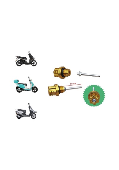 Rks Scooter Motosiklet -akalite- Yağ Seviye Çubuğu Gold