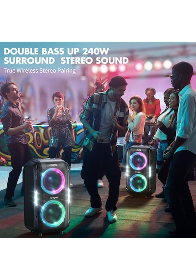 W-King T9 Pro 250w Party Box 24S Bluetooth 5.3 Hoparlör