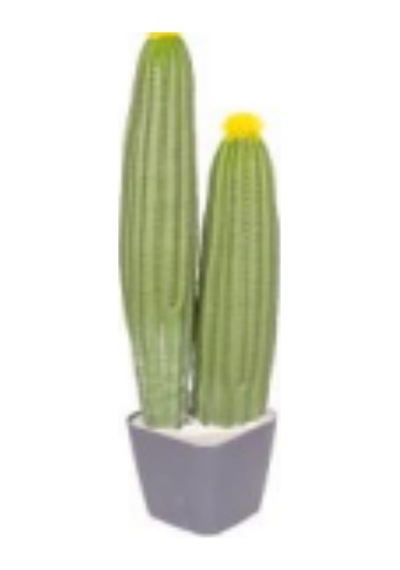 Yapay Kaktüs Saksılı 62 Cm. Çok Renkli