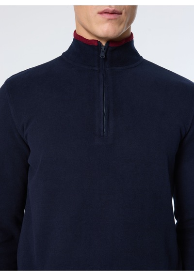 Jeep Lacivert Erkek Dik Relaxed Düz Sweatshirt J4wm-swt4281 Çok Renkli
