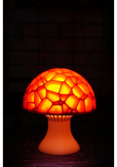3d Pla Baskı Mantar Abajur Gece Lambası