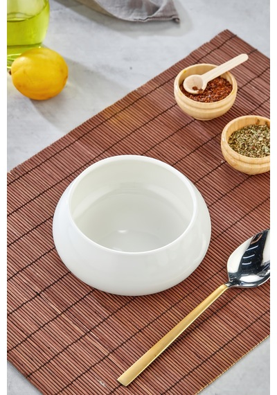 6'lı Porselen Çorba Ve Tatlı Kasesi 14x6 Cm Şık Servis Ve Sunum Kasesi Beyaz - 756978148 Beyaz