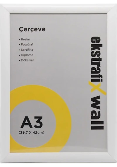 Ekstrafix Çerçeve A3 22 Li Beyaz Fix-çb07