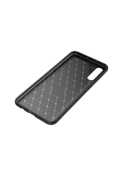 Xiaomi Mi 9 Karbon Desenli Negro Silikon Kılıf Lacivert