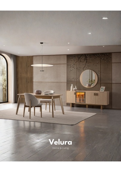 Victor Konsol + Ayna Açık Bej
