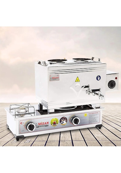 Mizan Elektrikli Tüplü 20 L Çay Ocağı Kazanı Inox