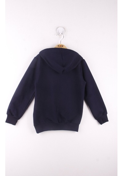 Toontoy Kids Toontoy Erkek Çocuk La Casa Baskılı Sweatshirt Lacivert