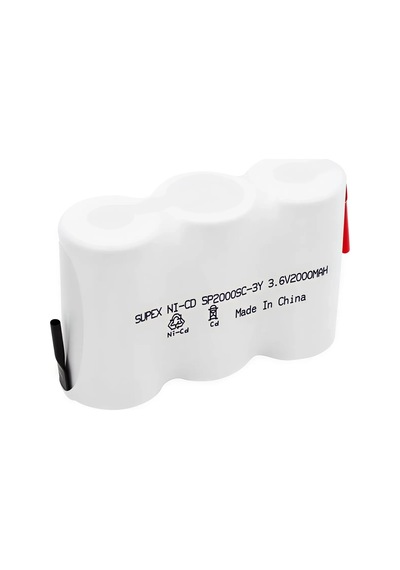 Supex Sp2000sc-3y 3.6v 2000mah Ni-cd 3'lü Yanyana Şarjlı Süpürge Pili