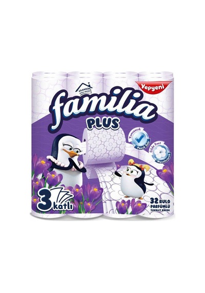 4 Adet Familia Tuvalet Kağıdı 32'li Parfümlü 3 Katlı