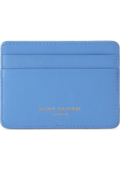 Kurt Geiger Kensington Kadın Deri Kartlık Şık Ve Dayanıklı Mavi