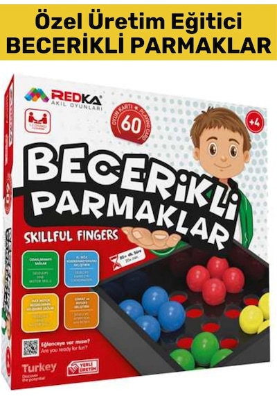 Özel El Göz Koordinasyonu El Beceri Düşünme Geliştirici Akıl Zeka Strateji Oyunu Becerikli Parmaklar