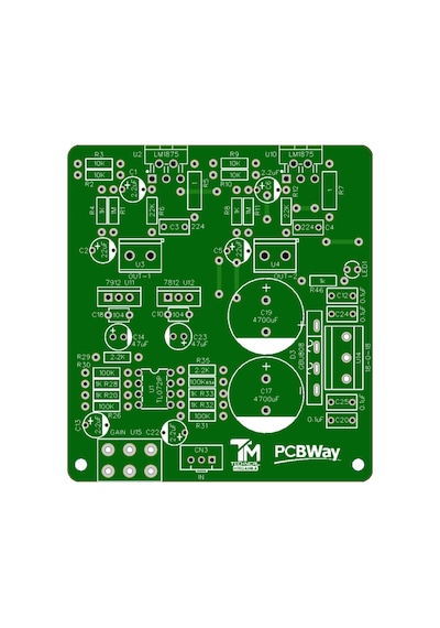 20 20 Watt Stereo Çift Kanal Amfi Devresi Lm1875