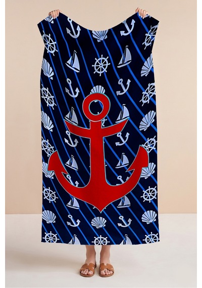 Çapa Marine Lacivert Plaj Havlusu-nautical Kırmızı Beyaz Havuz Deniz Hızlı Kuruyan Mikrofiber Havlu Gölgeli Melisa Çapa Marine Lacivert Plaj Havlusu-nautical Kırmızı Beyaz Havuz Deniz Hızlı Kuruyan Mikrofiber Havlu Gölgeli Melisa
