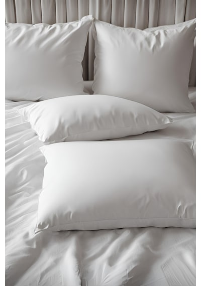 Formeya Boncuk Silikon Yastık 2 Adet 50x70 Cm Beyaz