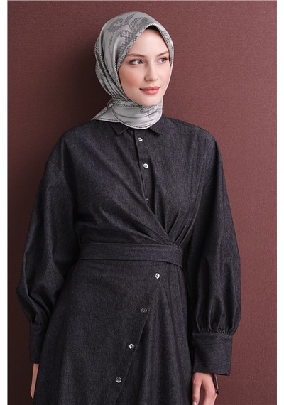 Armine Saf İpek Twill Eşarp 9645d 54 Bordo Şeftali