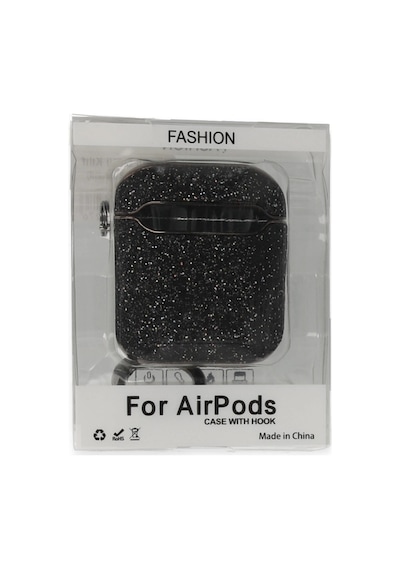 Apple Airpods 2 2.nesil Spell Simli Kılıf - Siyah