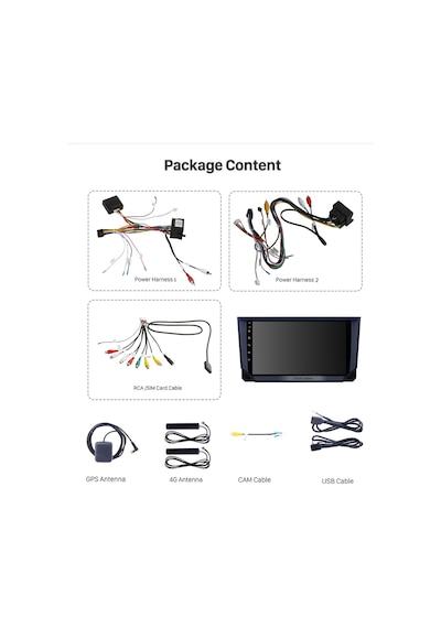 Seat Ibıza 2018+ Multimedya Navigasyon Usb Kamera Carplayer 4 Ram