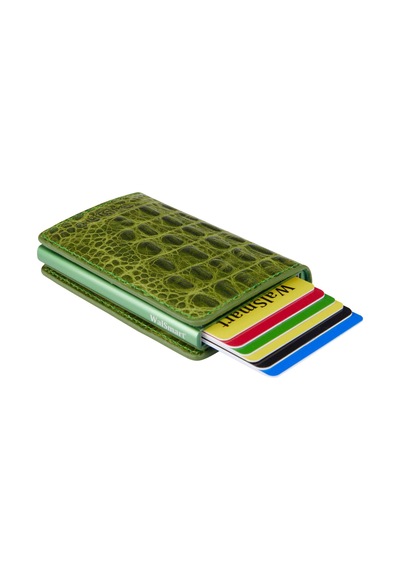 WalSmart Book Croco Akıllı Mekanizmalı Deri Cüzdan