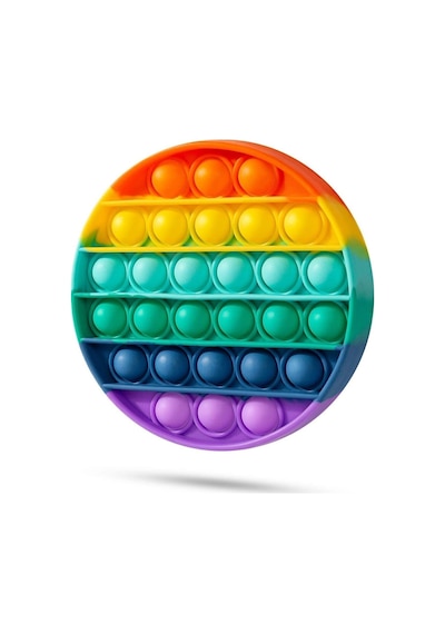 Push Pop Bubble Pop It Duyusal Oyuncak Özel Pop Stres Gökkuşağı Renkli Daire A++ Kalite