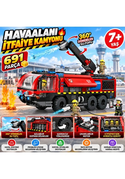 Arkhenx Havaalanı İtfaiye Kamyonu 60499 Bzs1