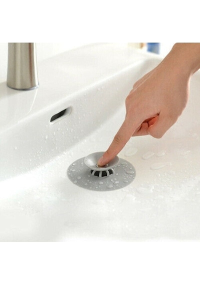 Lavabo Küvet Tıkacı 3 Adet Mutfak Banyo Gider Tıpası Kapağı Tıkaç Süzgeç Plastik Diğer