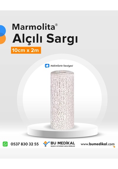 Marmolita S Paris Bandaj Alçısı 10cm X 2m - 10 Adet