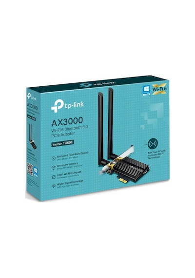 TP-LINK ARCHER TX50E AX3000 WIFI-6 PCI Expre  s Adaptör