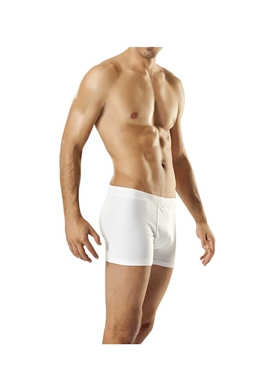 Elastan Erkek Boxer 128 12'li Paket Beyaz