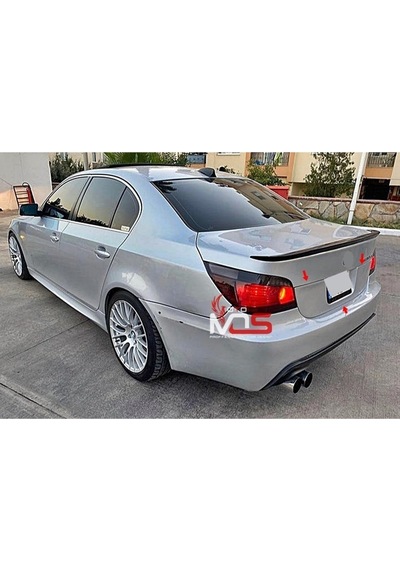 Bmw E60 M5 Uyumlu Kare Plakalık Arka Fiberglass Boyasız