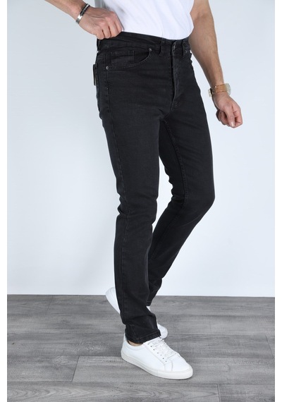 Myrab Denim Erkek Siyah Regular Fit Rahat Kesim Denim Siyah Jeans