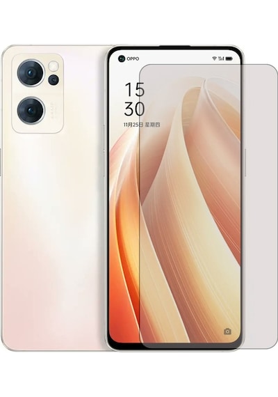 Oppo Reno 7 Se Nano Kırılmaz Cam Ekran Koruyucu Şeffaf